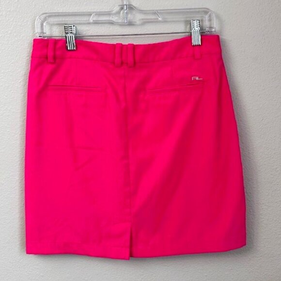 Polo Golf Ralph Lauren Bright Pink Active Skort - Size 2 - Picture 3 of 11